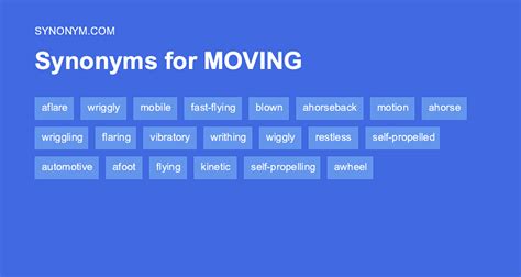 synonyms for moved|synonyms for moved emotionally.